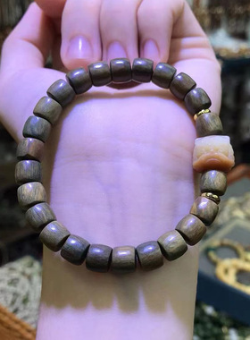 直播绿檀木木质民族风女