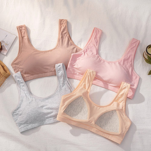 中老年妈妈加肥背心女士免穿内衣