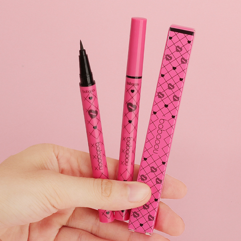 芭欧眼线笔极细头防水汗不晕染新手极细头眼线液笔速干卧蚕彩妆