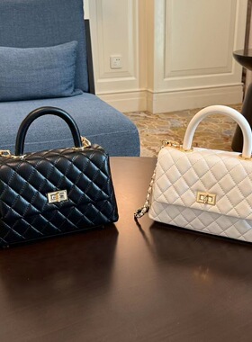 时尚品牌小香风菱格链条包气质手提包女包小众时尚百搭斜挎包肩包