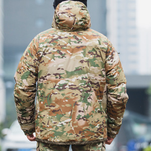 唤龙战术棉服男式户外防泼水登山服迷彩服冬季骑行防寒服