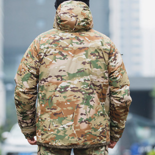 唤龙战术棉服男式户外防泼水登山服迷彩服冬季骑行防寒服