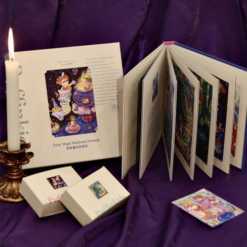 puffinkids海鹦&chefToto 6*120片绘本式拼图书益智玩具生日礼物