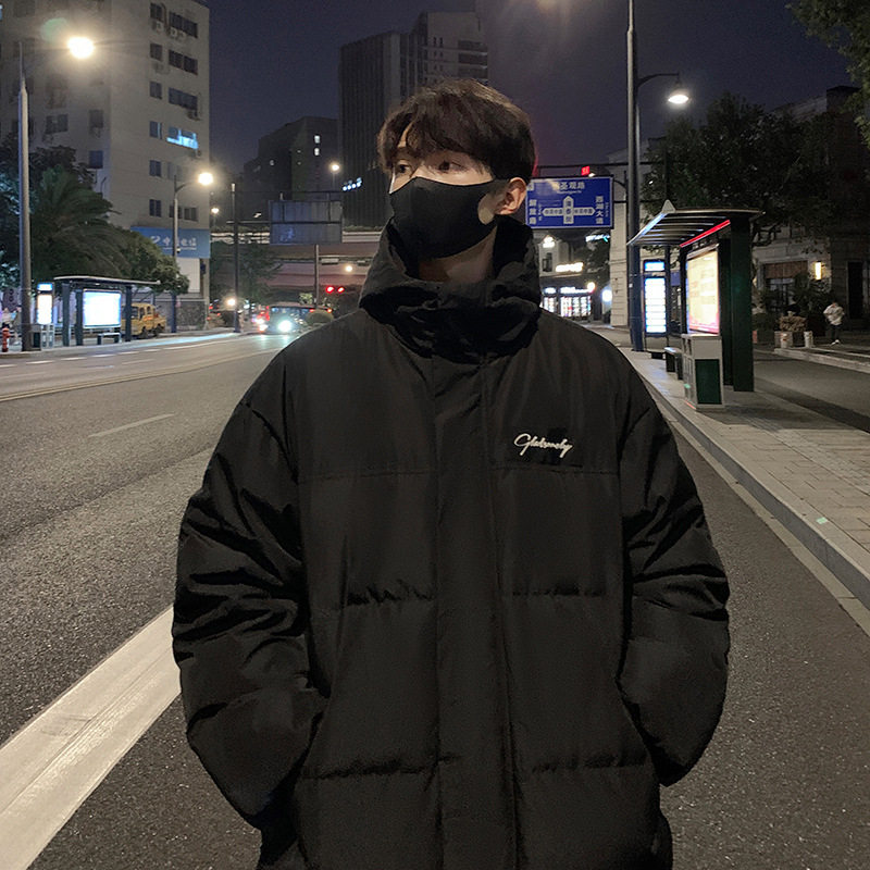 连帽棉服加厚保暖外套潮流韩版宽松休闲棉大衣L5111-P110控188,男装棉衣,电商A362