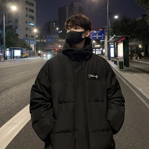 连帽棉服加厚保暖外套潮流韩版宽松休闲棉大衣L5111-P110控188图片