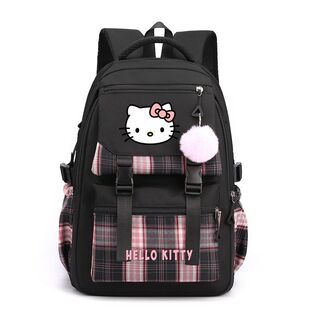 hellokitty凯蒂猫周边双肩背包女日系可爱小学生初中大容量书包