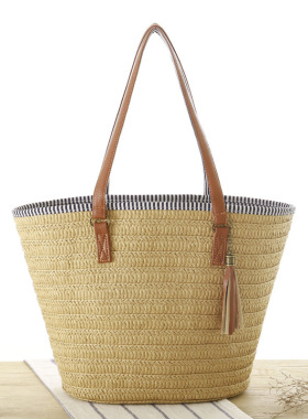 New Western style minimalist woven bag fashionable tassel pe