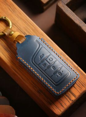 适用广汽传祺GS4钥匙套GS3/GM6真皮gs7GS8壳Ga6车M8包GS5钥匙扣