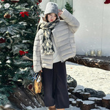 女童2025年冬季新款排骨泡芙棉衣女孩加绒宽松面包服御寒保暖棉袄，童装棉衣，祺儿童装