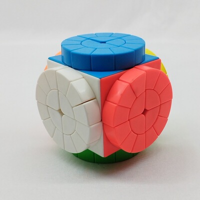 梯色 彩色六色时光轮魔方  时间机器魔方 Time Machine Cube