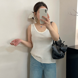 大码女装气质外穿内搭无袖上衣女2026春款胖mm百搭针织背心吊带潮