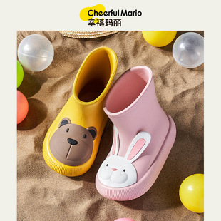 Children Rain Boots Baby Kids Raining Shoes Waterproof Girls