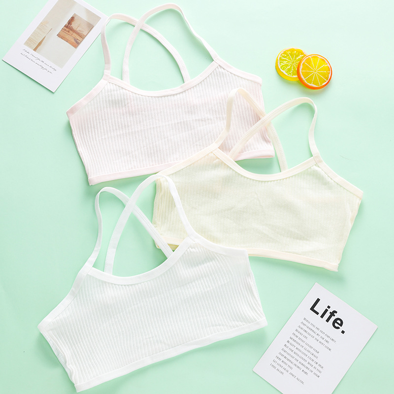 层透气网少女文胸女学生9-12女孩儿童内衣青春发育期女童小背心