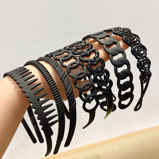 simple heart headband men's hairband headband movement 发箍