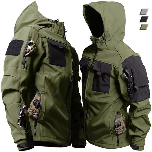 men's coats Shark Skin Softshell Jacket 鲨鱼皮软壳夹克连帽