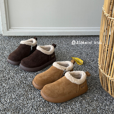 韩版儿童棉鞋百搭冬季
