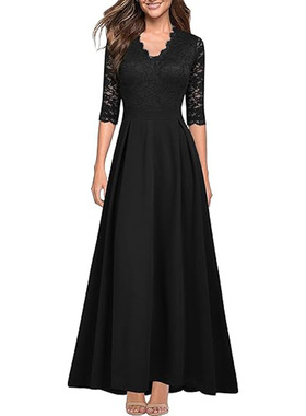 宴会晚礼服2025新款灰色前短后长款派对小礼服连衣裙亚马逊速卖通