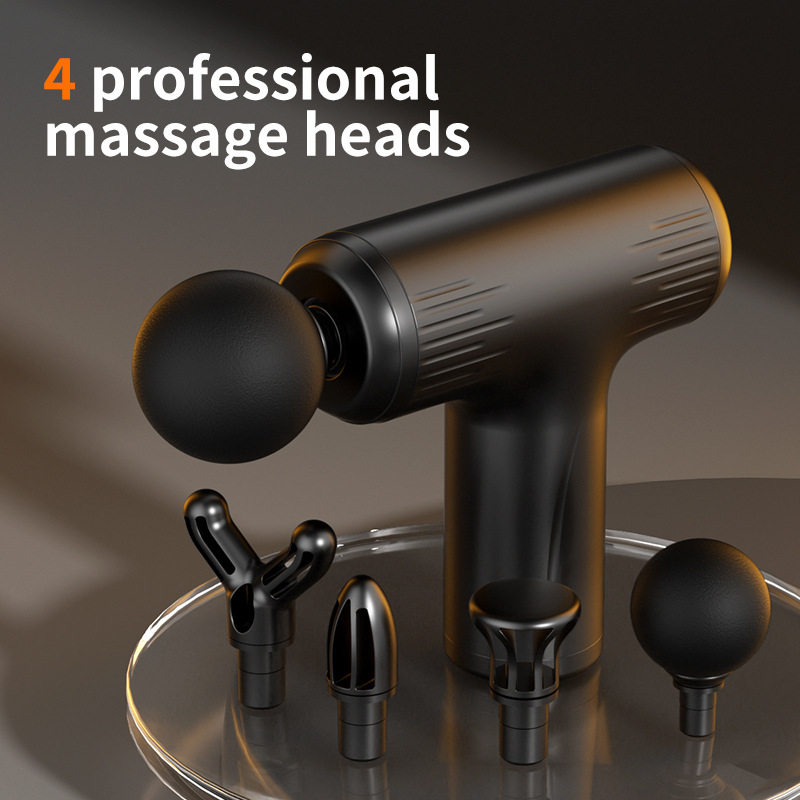 跨境筋膜枪源头工厂直供亚马逊小型肌肉冲击枪MINI迷你按摩器迷你