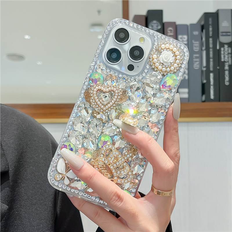 iphone12钻石闪水晶适用13镶钻