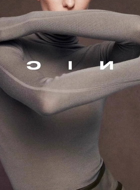 意大利可机洗黄金羊毛18针Baruffa/Super160s无缝针织打底衫上衣