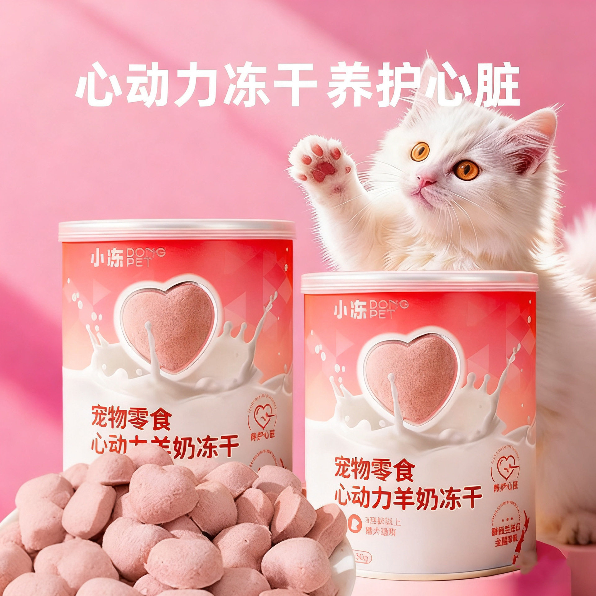 包邮宠物零食辅酶Q10冻干猫咪磨牙乳铁蛋白羊奶棒老年狗狗磨牙棒图片