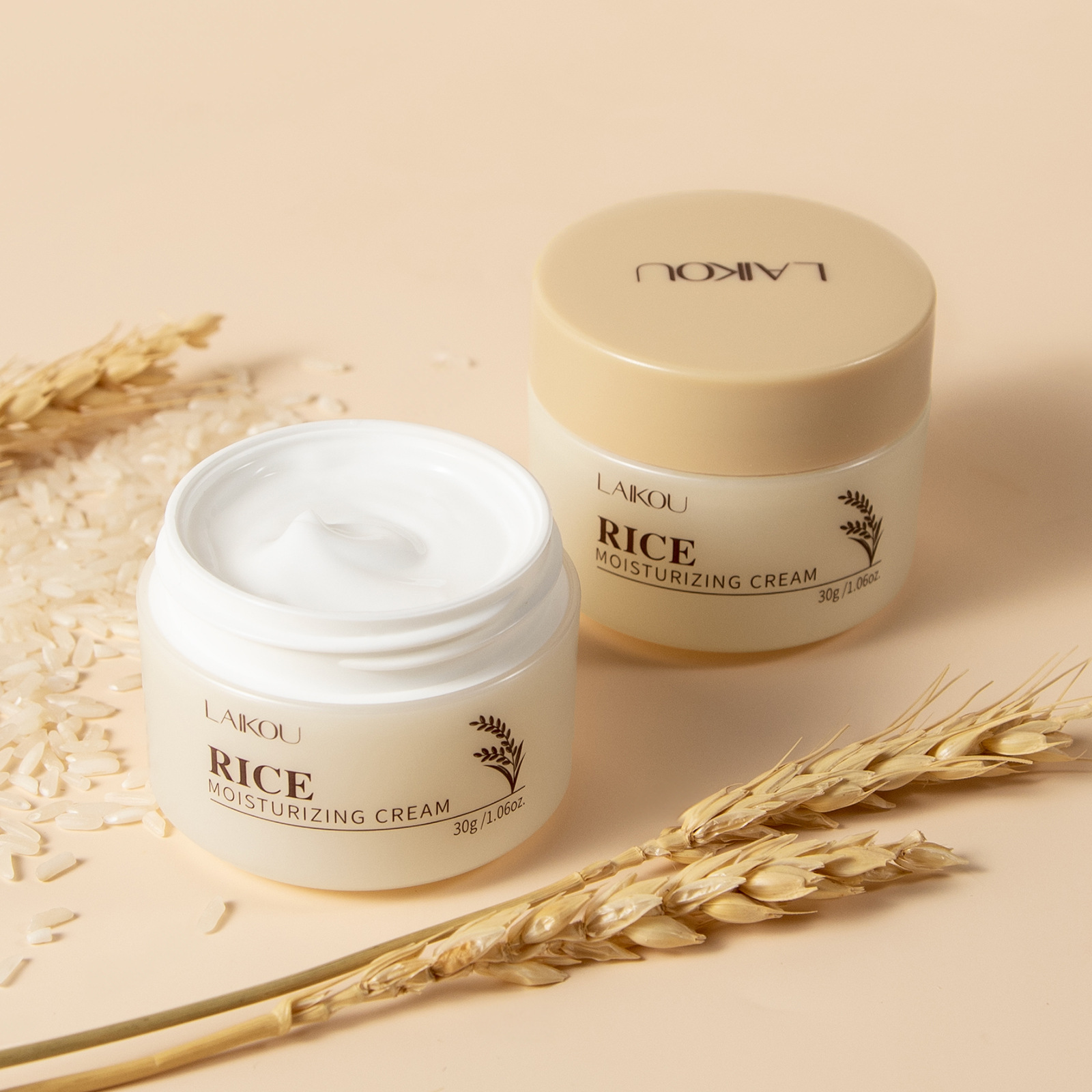 RICE MOISTURIZING CREAM大米面霜保湿霜滋润植物提取护肤化妆品