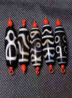 天珠吊坠配饰玛瑙风化