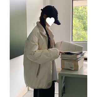 冬天外套女新款2023爆款超好看羽绒棉服菱格棉衣短款轻薄棉袄学生