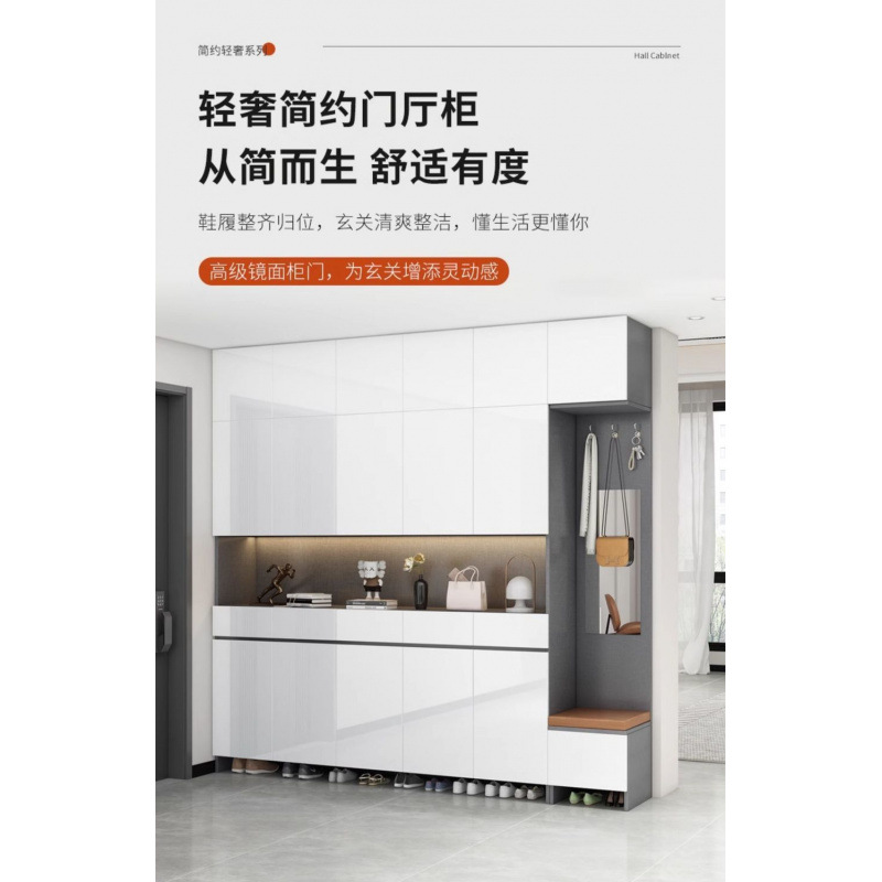 实木鞋柜家用门口现简约大容量入户玄关柜简易收纳储物柜子