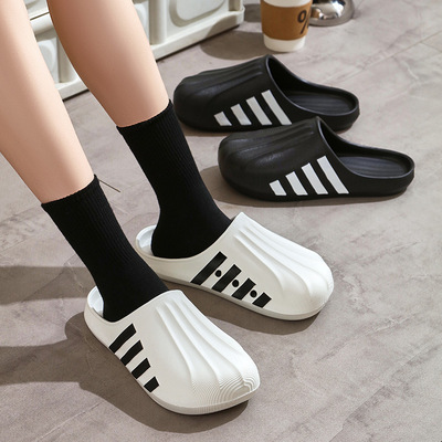 新款平跟拖鞋网红欧美风包头