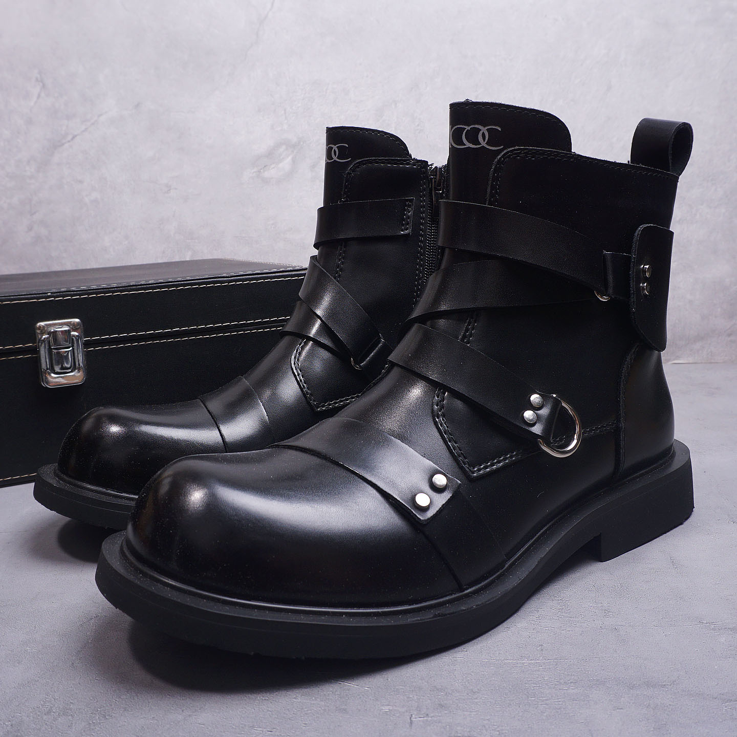 秋冬季短靴韩版马丁皮靴