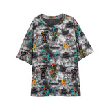 童夏装短袖T恤卡通上衣2025新款大儿童夏季体恤孩时髦半袖t潮，商品下架区，祺妙童装