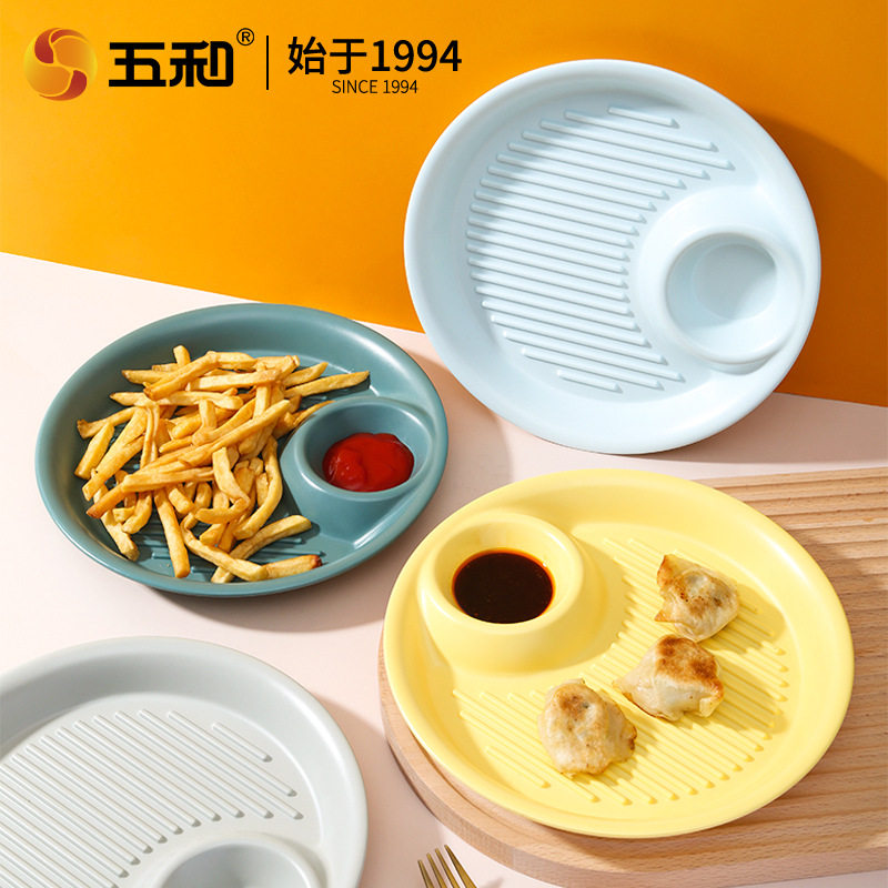 盘子五和醋碟专用水饺