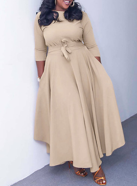 2026 spring Casual Dress For Women Party Ladies Long Dresses