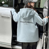 女童2025年秋冬新款可拆卸加绒拼色冲锋衣外套女大童户外保暖上衣，童装外套，祺儿童装