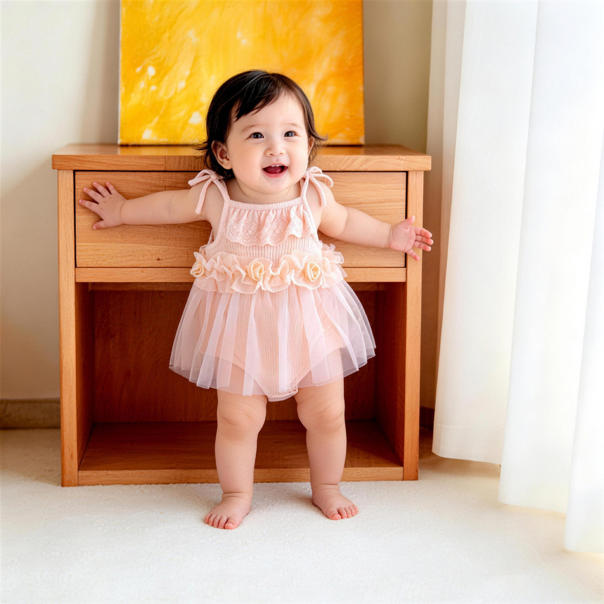 夏季婴幼童纱裙爬服韩版新生儿花连身衣/爬服/哈衣