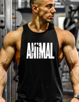 Gym tank tops men bodybuilding sport vest 男健身专用工字背心