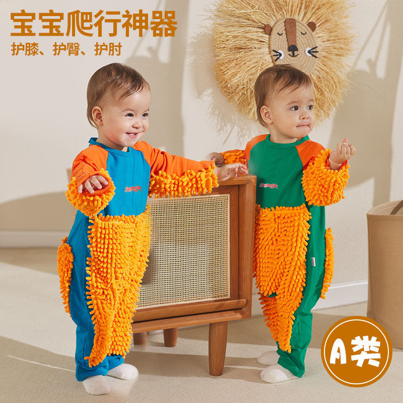 全棉耐脏防着凉宝宝爬行服