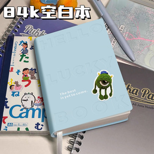 84k彩砖空白本厚款pu笔记本子便携迷你手账本口袋本随身本thick系
