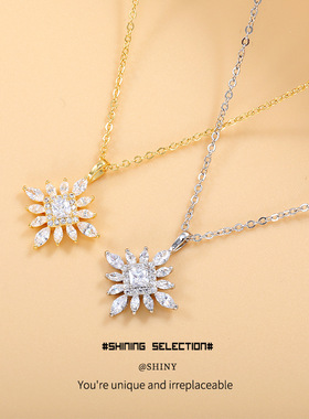 跨境配饰AFH锆石吊坠时尚