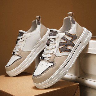 春款奥伦透气轻便百搭休闲潮流鞋子韩版青年低帮运动风板鞋男鞋