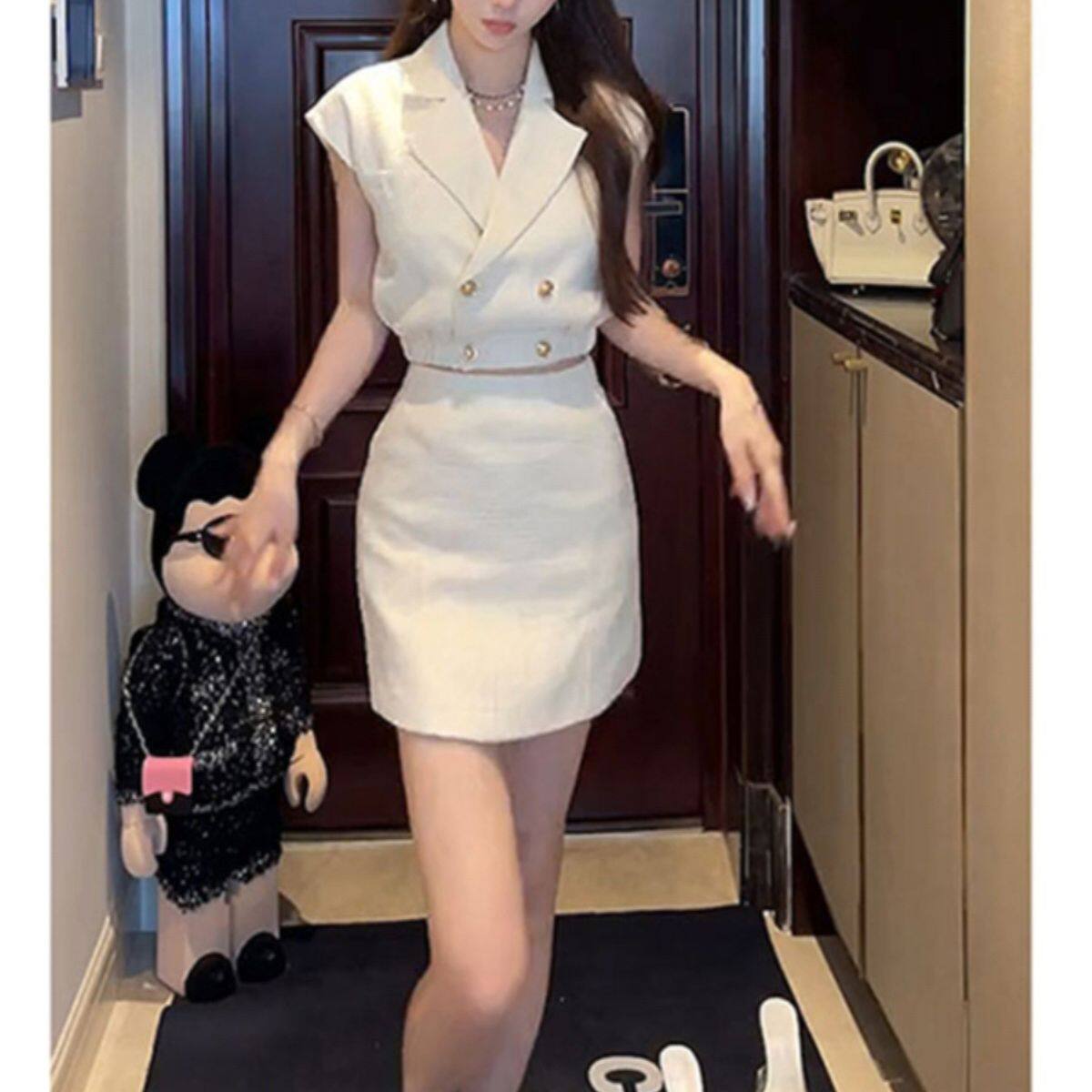 成套搭配女装2026流行时尚连衣裙子小个子两件套装夏