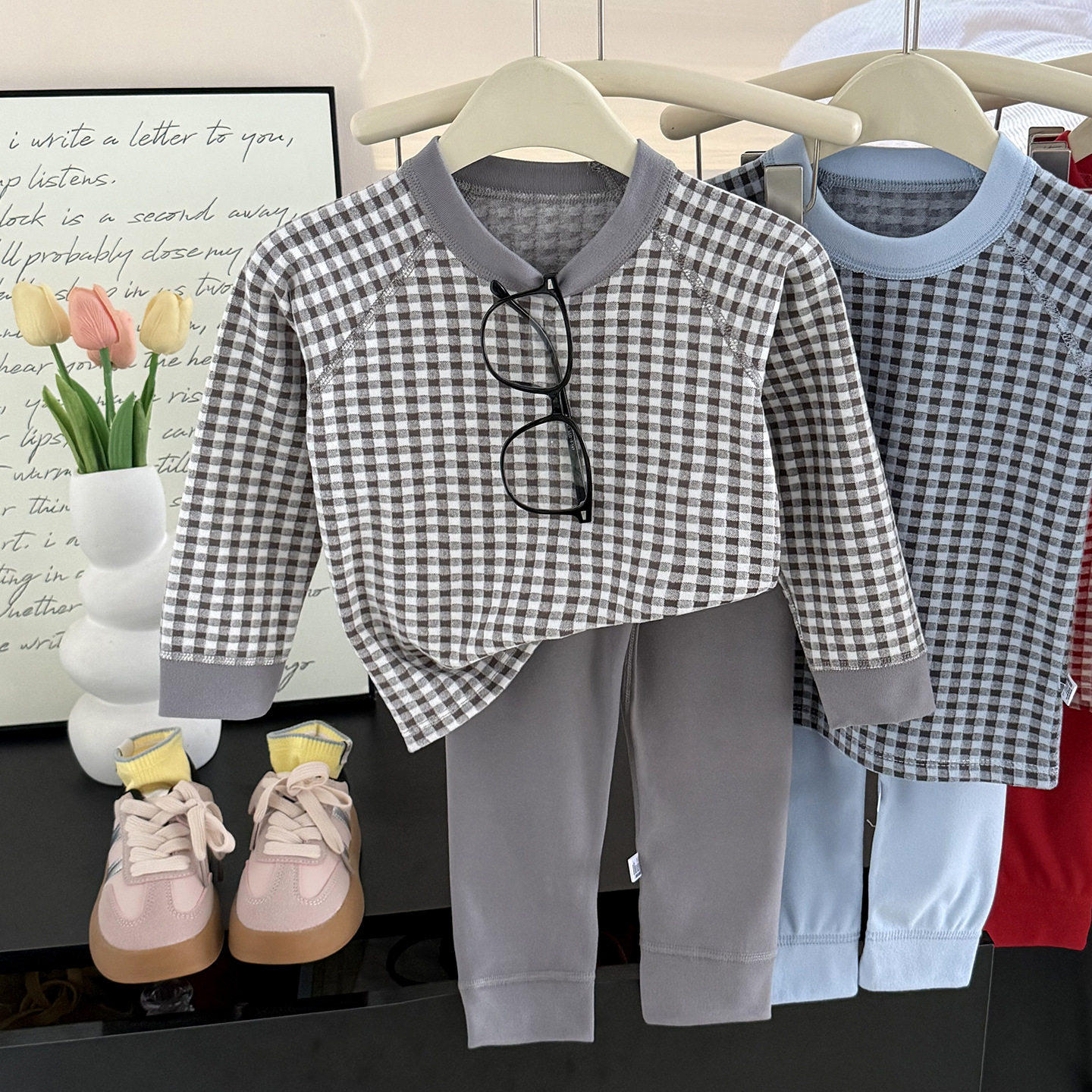 儿童新款春秋女秋衣秋裤家居服韩版秋冬保暖内衣套装打底套