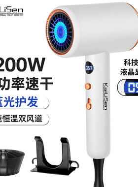 美规110V电吹风数显三挡调温