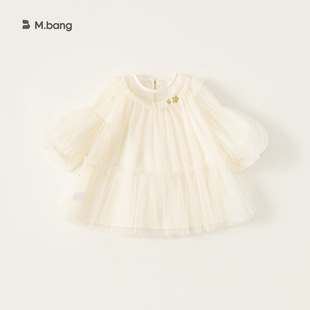 邦选湖州织里童装仙女裙周岁礼服裙女童连衣裙新品小童网纱裙