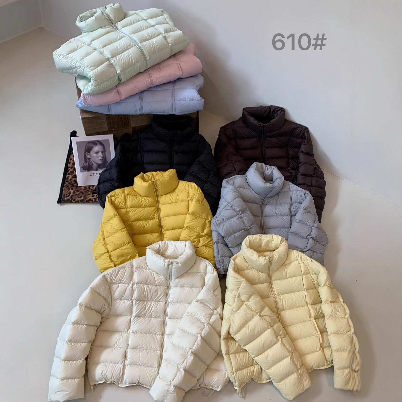 排骨羽绒服女短款2025冬新款韩国原版休闲宽松立领90白鸭绒外套潮