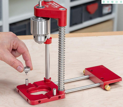 跨境便携带式钻孔定位器 Woodpeckers木工定位器木工定位仪