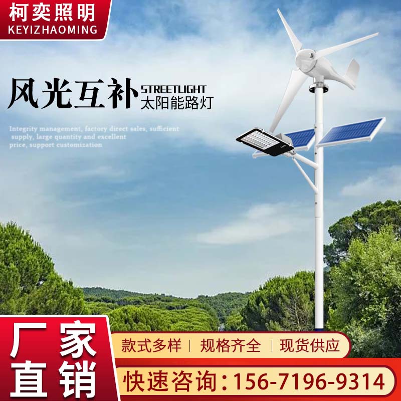 帝皇贸易城风光互补太阳能照明灯