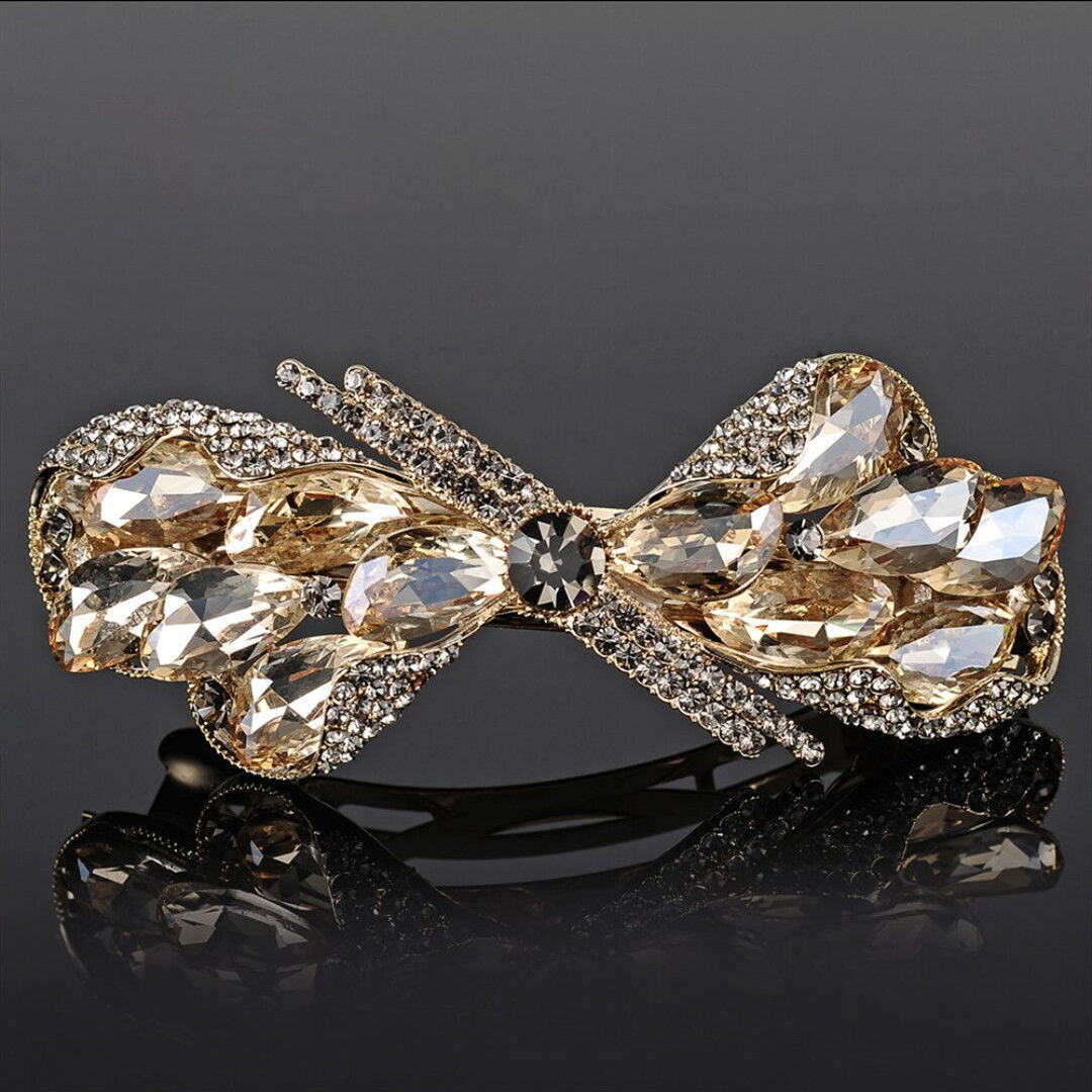 钻石之乡河南商丘钻石新款洋气发夹2024头发夹子镶嵌异形横夹顶夹