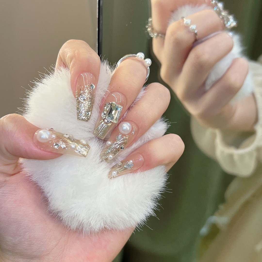 纯手工穿戴甲幕光之城式